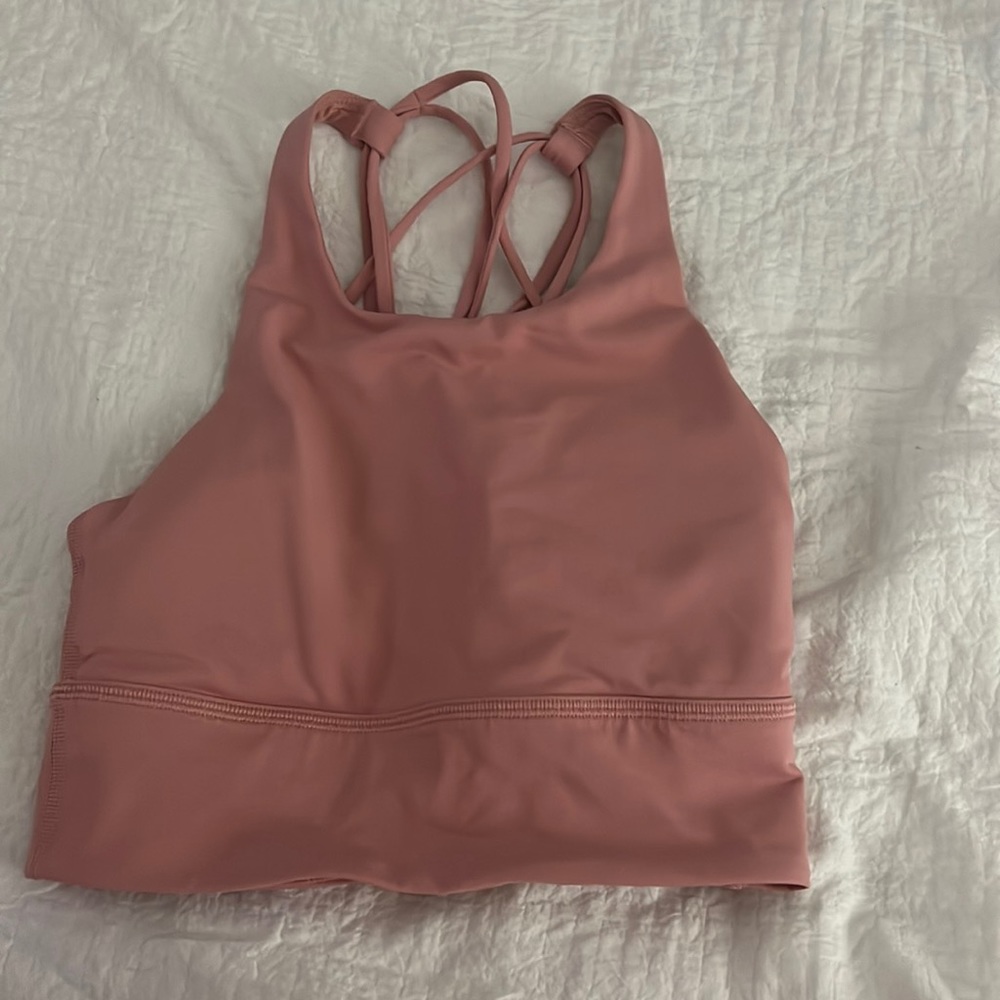 Lululemon light pink bra/tank